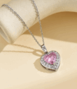 pandora kalp kolye pembe taşlı