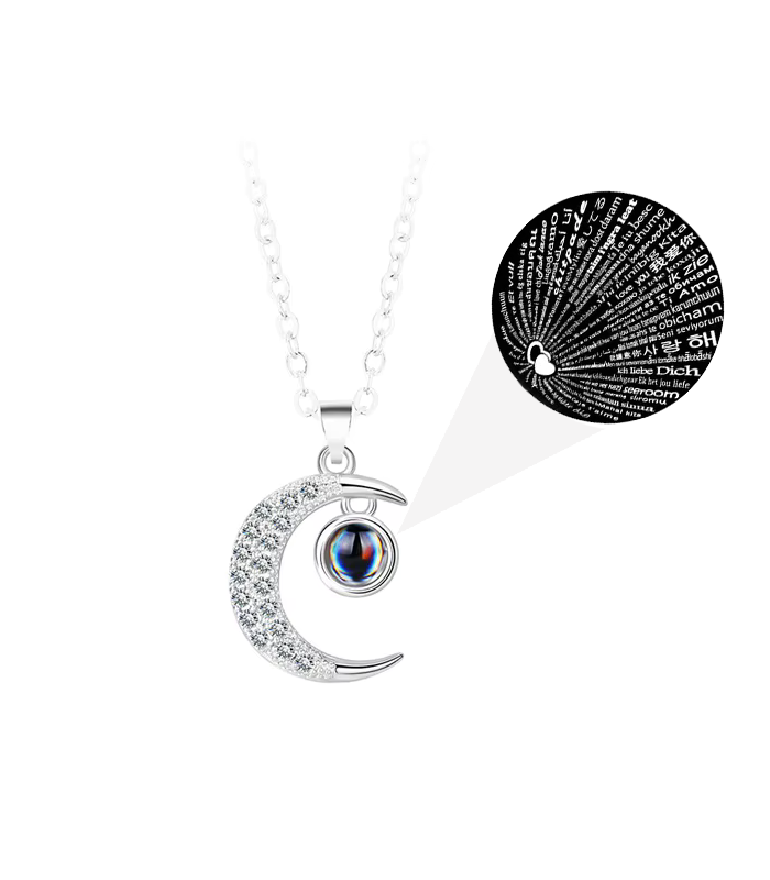 projeksiyon kolye seni seviyorum